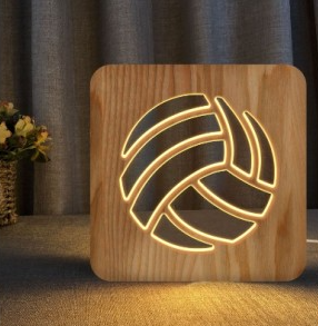 排球木头灯 家居装饰台灯 FS-T2362W