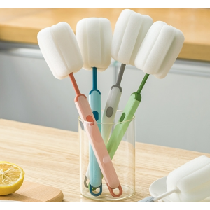 杯刷赠品长柄家用洗杯刷专用神器洗奶瓶刷子水杯刷清洁去污 海绵刷